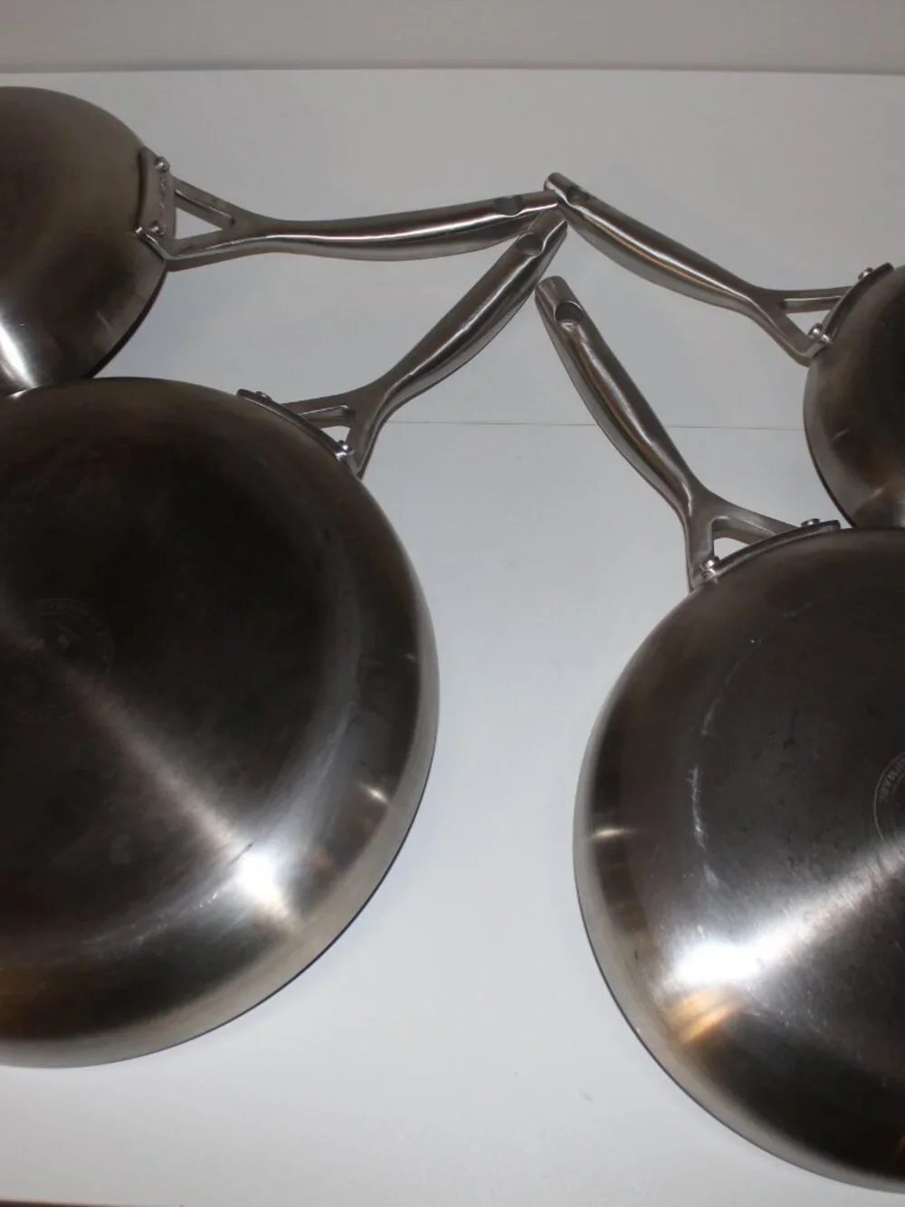 Scanpan CS+ Stainless Steel Starter Frypan 4 Piece Set Nonstick Stratanium + Lot